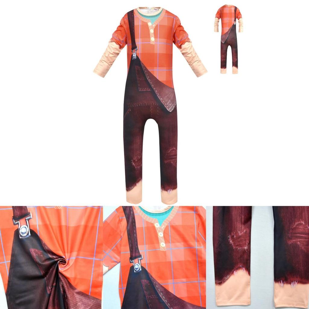 Soft Material Kids Wreck-it Ralph 2 Cosplay Costume Perfect For Parties And Events