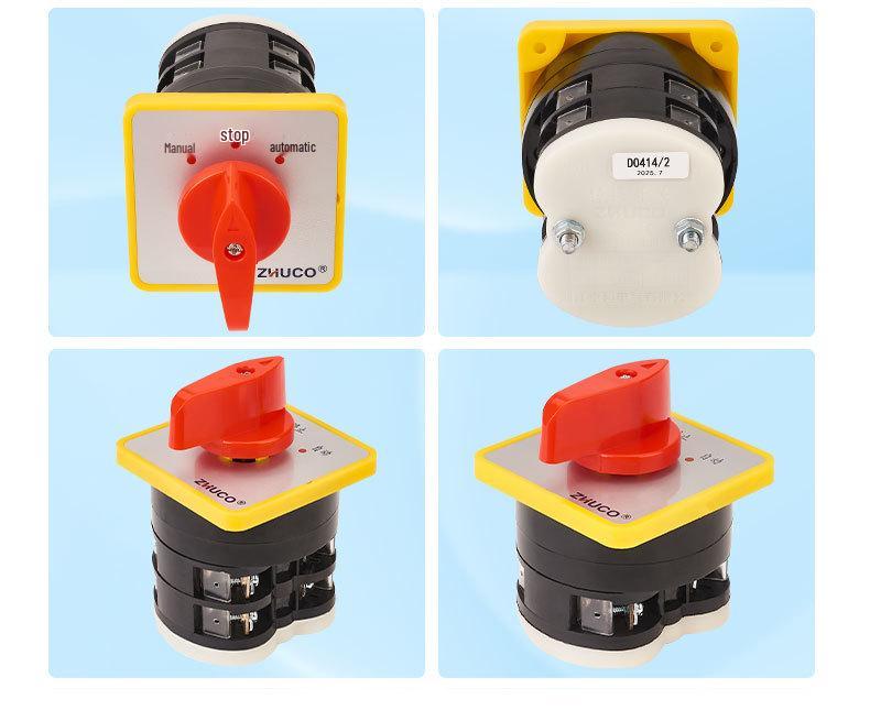 Zhuochao LW5D-16/D0414.2 Universal 3-Speed 2-Position Manual-Auto Changeover Switch