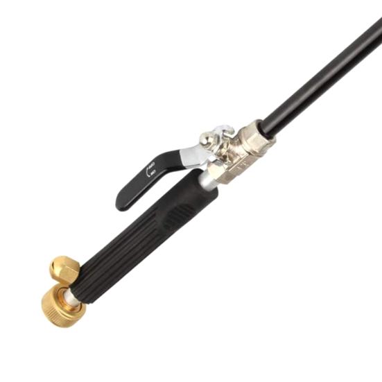 High Pressure Hose Nozzle, Heavy Duty Garden Hose Nozzle, Pressure Washer Attachment Booster Nozzle for Cat Washing Driveways Patio Cleaning