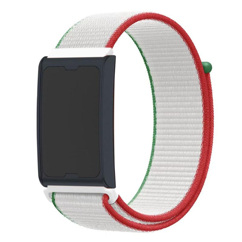 22mm 20mm Nylon-Schlaufenarmband für Amazfit Helio/Bip 6/Active 2/Balance 2 Armband im Flaggenstil für Amazfit GTR 4/GTS 4 mini