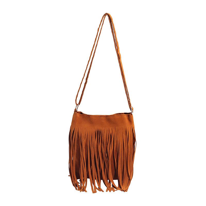 Fringed Crossbody Bag for Women Fashionable and Stylish Single-shoulder Bag A Niche Women's Bag