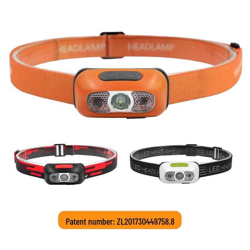 

USB Rechargeable LED Outdoor Headlamp for Camping, Running, and Night Fishing