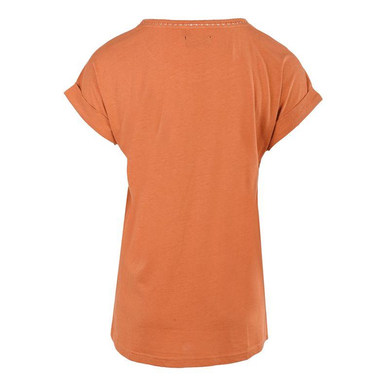 Tee shirt cosantia orange Femme DEELUXE 74
