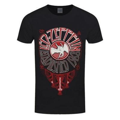 Led Zeppelin Koszulka unisex dla dorosłych z okrągłym dekoltem