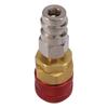 Professional R134A Air Conditioning Quick Connect Adapters High and Low Pressure Quick Coupler Adapter Pair Parts