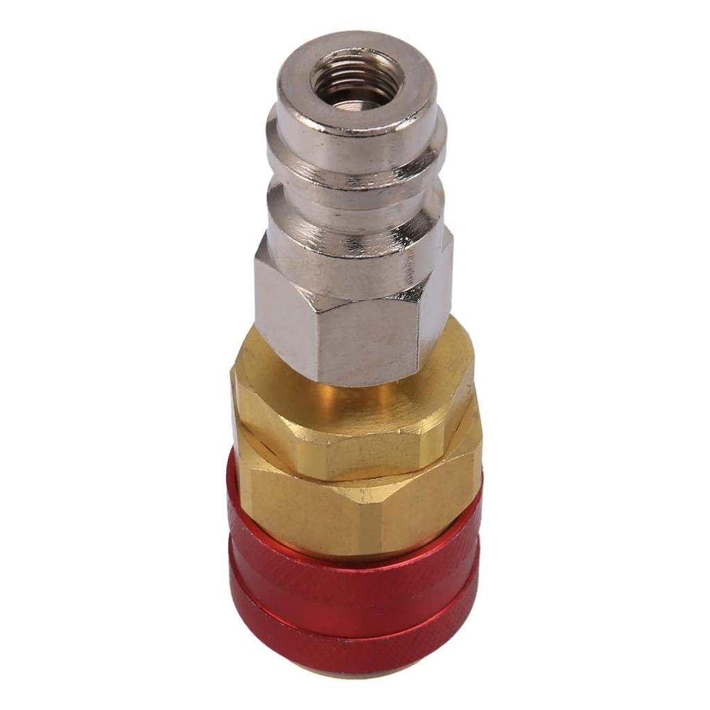Professional R134A Air Conditioning Quick Connect Adapters High and Low Pressure Quick Coupler Adapter Pair Parts