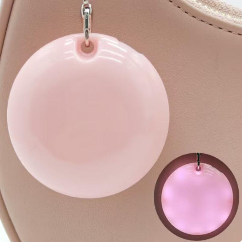 Heart Shaped LED Night Light Keychain USB Rechargeable Easy Carry Soft Glow Portable Lamp for Backpack Night Outings