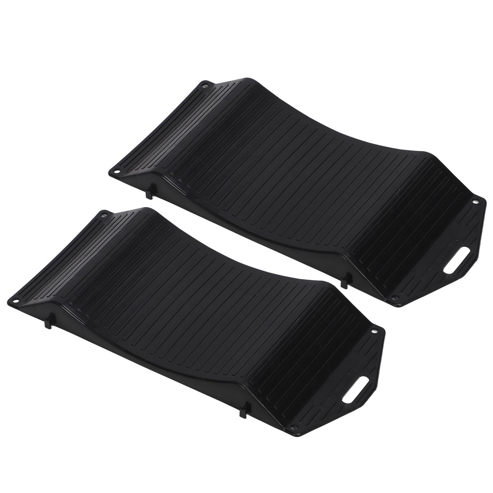 2PCS Tire Saver Ramps Heavy Duty Powerful Load Bearing Capacity Slip Resistant for Car Truck SUV RV Trailer