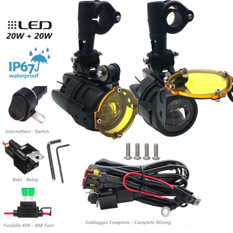 LED Fog Spotlight for BMW Waterbird, R1200GS, F850GS Motorcycles