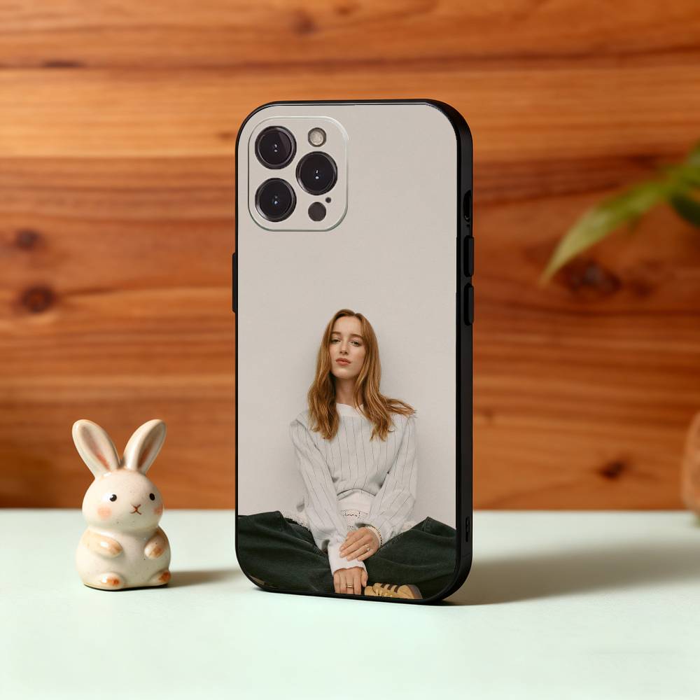 Beautifully P-Phoebe Dynevor Phone Case For iPhone17,16,15,14,13,12Plus,Pro Max,XS,5G Soft Silicone Black Cover