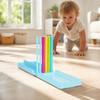Jeux d'empilement et de tri de couleurs 1/2 ensembles, Jeu de puzzle d'empilement d'anneaux arc-en-ciel pour enfants et adultes, Jeu de société Défi d'empilement pour les soirées en famille, Fêtes