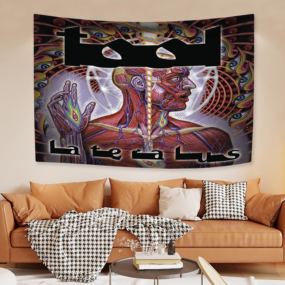 TOOLS Heavy Rock Band Tapestry Polyester Digital Printing Banner Wall Hanging Background For Bedroom Dorm Wall Art Out Door Flag