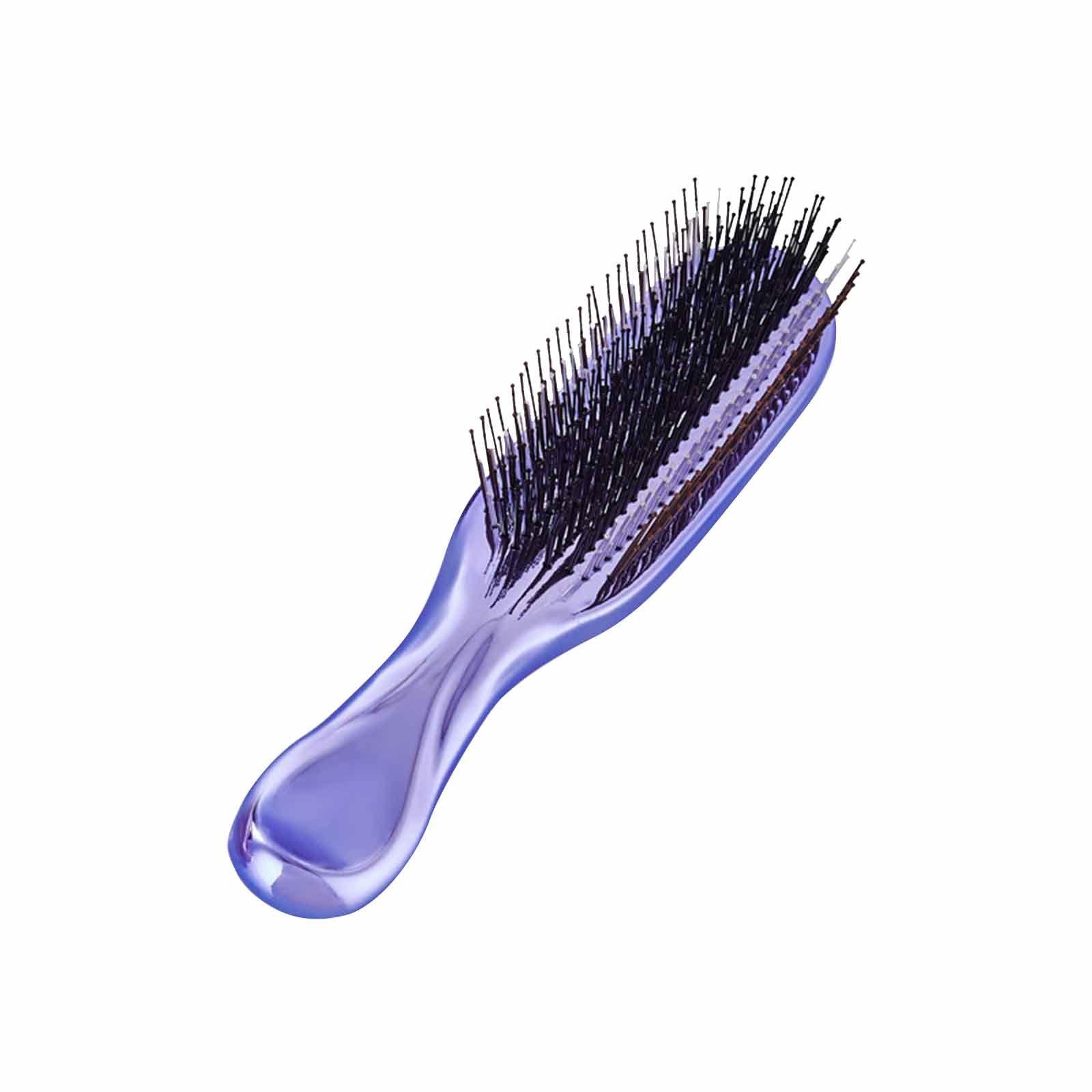 

Новая гальваническая массажная расческа для чистки кожи головы, бытовая позолоченная расческа, сухая и влажная парикмахерская расческа двойного назначения с гальваническим покрытием One Size