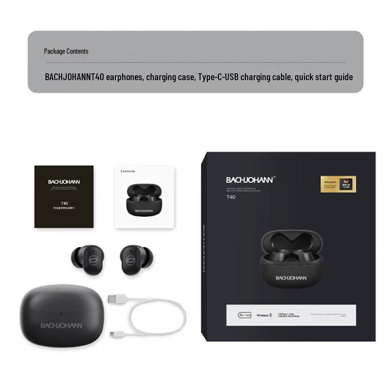 Bach John T40 ANC Wireless Earbuds