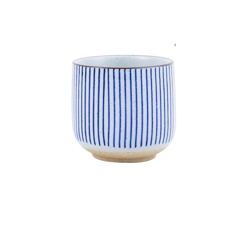 Japanese Tea Cup Set Hand Painted Ceramic Cups Stoneware Coffee Mugs Rustic Modern Sake Cup for Matcha Tea Ceremony Home Decor