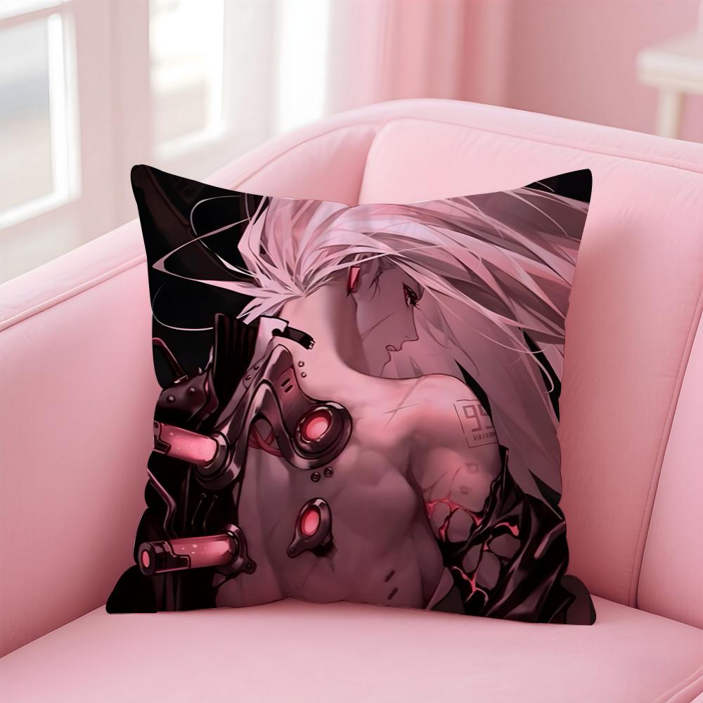 Game anime P-Path to N-Nowhere Cushion Cover Comfortable Reversible Pillow Cover Ideal for Car Sofa Bedroom & Beyond