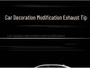 Automobil Edelstahl Schwarz Titan Auspuffrohr Quadratischer Auslass für BMW