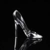 1pcs NewTiktalk Cinderella Crystal Shoes Kids Birthday Gift Home Decor High-Heeled Wedding Figurines Miniatures Ornament