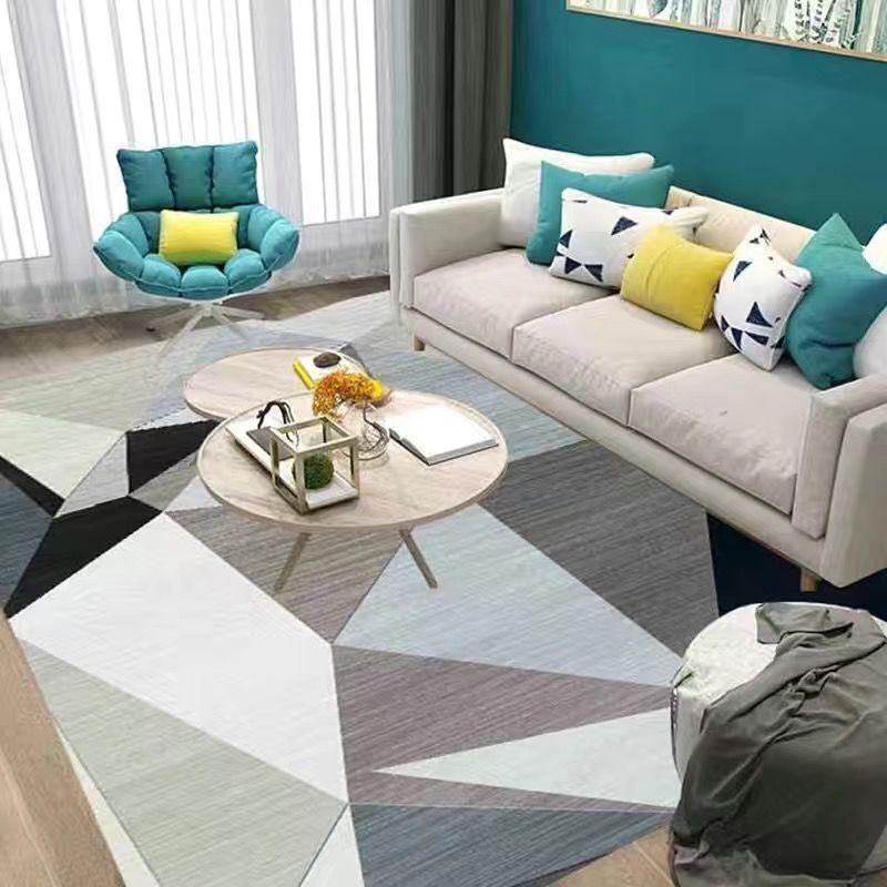 Nordic Luxury Style Living Room Carpets Area Rugs Bedroom Bedside Rug Home Decoration Parlor Carpet Modern Non-slip Floor Mat