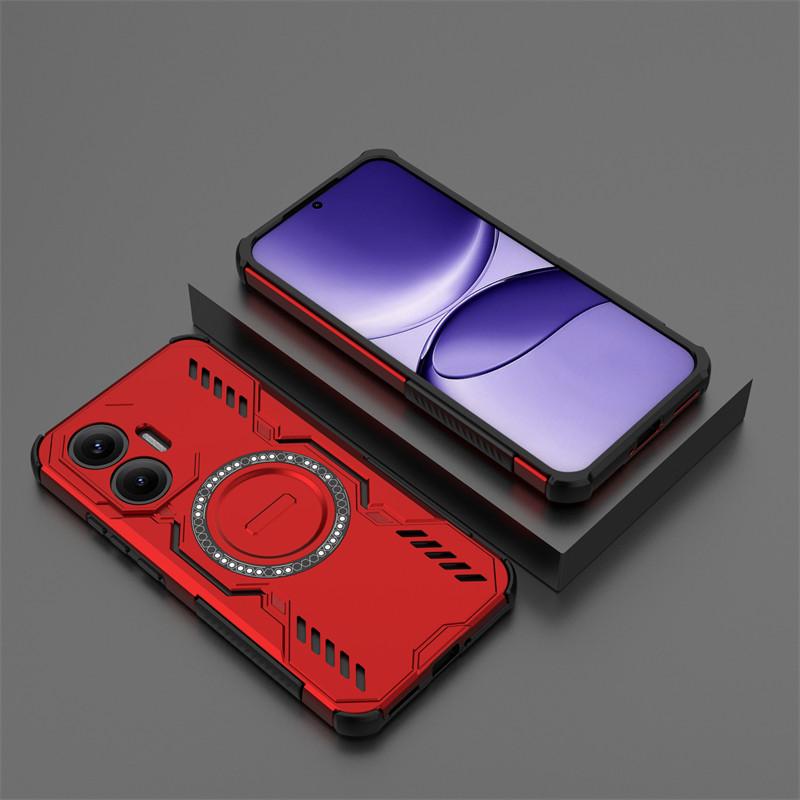 

Heat Dissipation Magnetic For Xiaomi Poco F7 Case Xiaomi Poco F7 Cover Shockproof Magsafe Wireless Charge Case Xiaomi Poco F7 Poco F7 красный