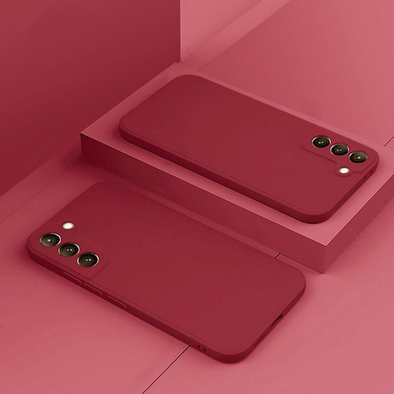 Square Liquid Silicone Soft Case For Samsung Galaxy A53 A33 A73 A23 A13 A22 A32 A52 A12 A51 M23 M13 M32 M53 S20 S21 S22 Ultra Plus Shockproof Cover
