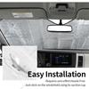 Skull Car Sunshade for Front Windshield Sunshades Sun Visor Protector Blocks Uv Rays Foldable Keep Your Vehicle Cool