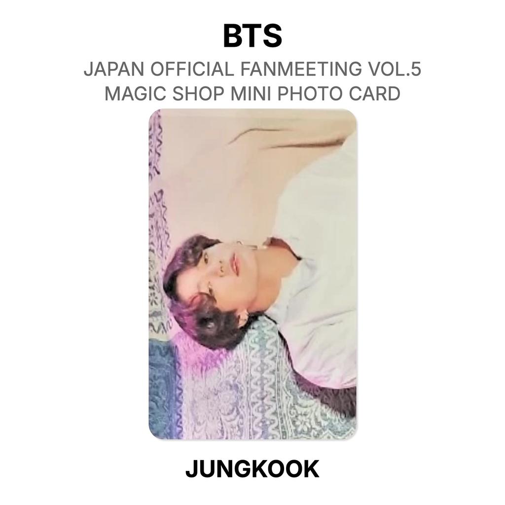 BTS JAPAN OFFICIAL FANMEETING VOL.5 MAGIC SHOP MINI PHOTO CARD Official Photocard
