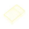 Clear Glitter Small Storage Box Kpop Photo Mini Card Holder Flip Lid Photo Case Small Stationery Card Holder Organizer