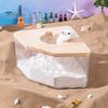 Hamster Bathroom Transparent Hamster Sandbox Detachable Small Animal Sand Bath Container Small Pet