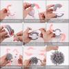 1Set DIY Handmade Wool Yarn Ball Weaving Making Tool, Manual Knitting Ball Maker Tool Kit, suitable for Crochet Round Yarn Balls