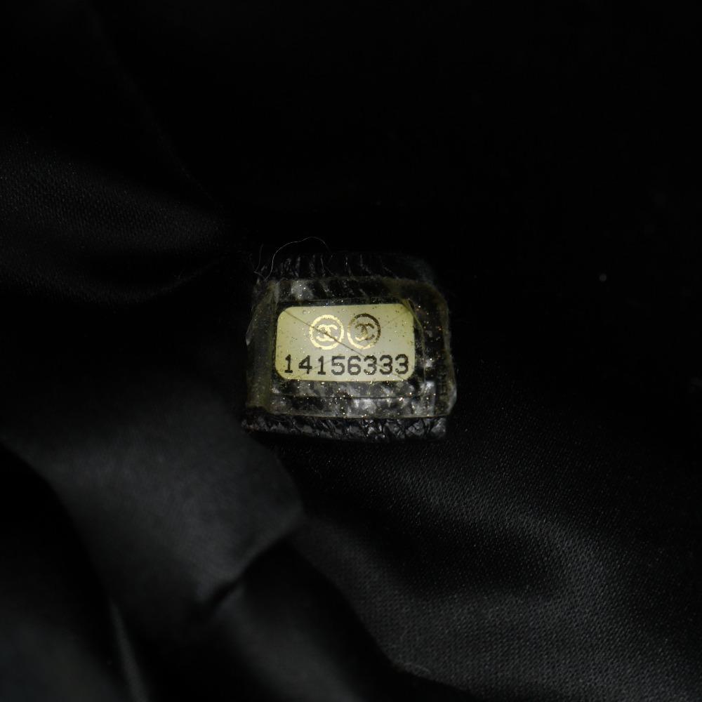 Chanel On the Load Tote Bag A48019 COCO Mark Black Leather Women Used