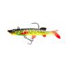 Soft Fishing Lure 12cm 21g Weighted Swimbait with Jig Head and Treble Hook for Freshwater and Saltwater Predatory Fish