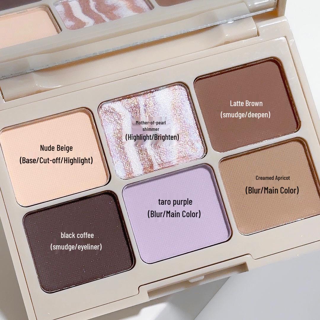 

Крутая и дерзкая девчонка: Палетка теней для век Black Sea 6 цветов - Перламутровые, Матовые, Черные, Синие для Смоки-ай и Кат-криз