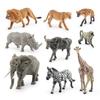Set Realist cu 17 Piese de Figurine cu Animale Sud-Americane Inclusiv Leneș Furnicar Jaguar Zebră Leu Elefant Pentru Decor Acasă și Utilizare Educațională