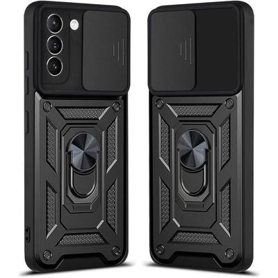 Protective Case - PROSHOP - for Samsung S21 FE - Rigid - Non-slip - Army Style