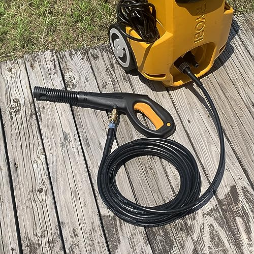HOTEISON Ryobi High-Pressure Washer Hose, 40MPa, 60°C (122°F), Compatible with Standard Hose, Coupler Included (8M)