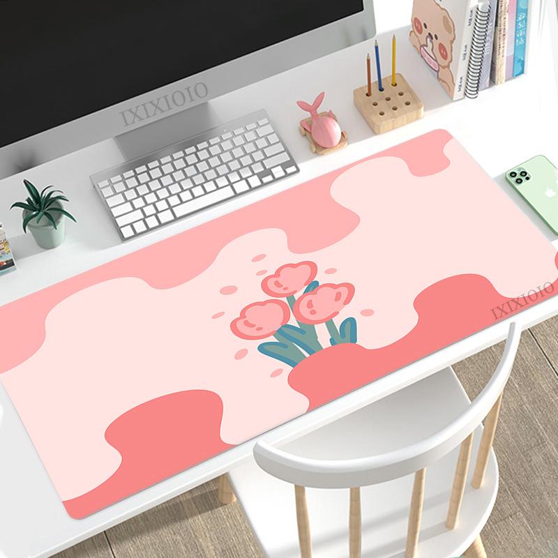 Green Matcha Mouse Pad Gaming XL New HD Mousepad XXL Desk Mats Carpet Natural Rubber Office Computer Mouse Mat Desktop Mouse Pad