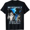 HUYTEDX Camiseta Engraçada Lobo Alfa Meme Morbosamente Uma Fera