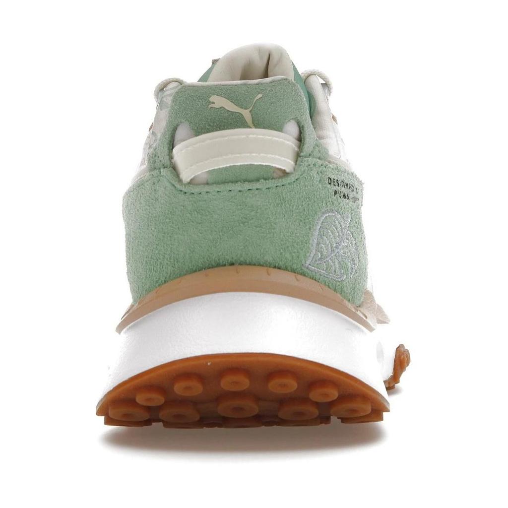 Детские кроссовки Puma Animal Crossing x Wild Rider Big Kid New Horizons  Blue Light-Sky Whisper-White 383070-01 Купить дешево на Joom