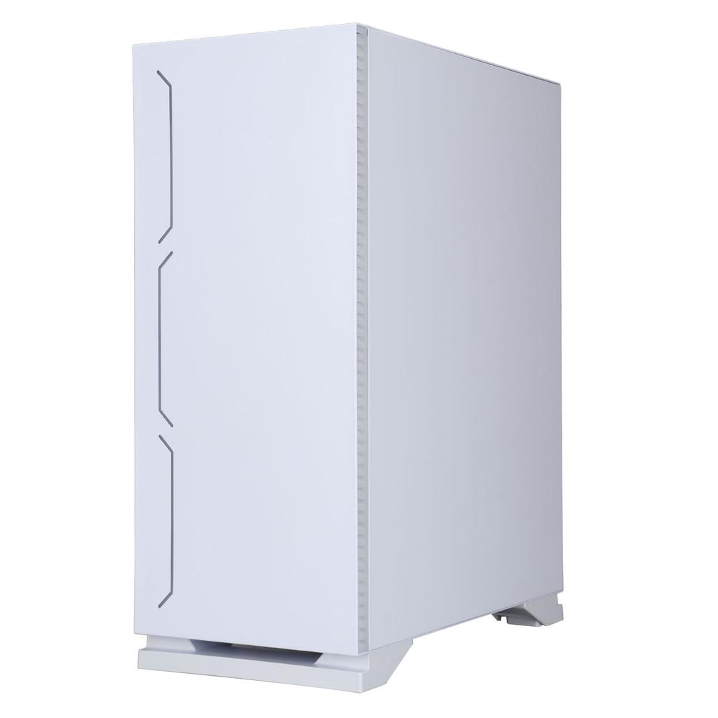 Carcasă RGB pentru desktop, design asimetric, transparent, compatibilitate internă ridicată, expansiune cu 7 sloturi