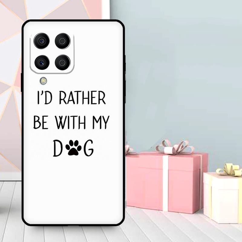 Animal Dog Paw Prints Case For Samsung Galaxy M35 M56 M12 M06 M32 M52 M55 M15 M11 M13 M14 M16 M36 M31 M53 M34 M54