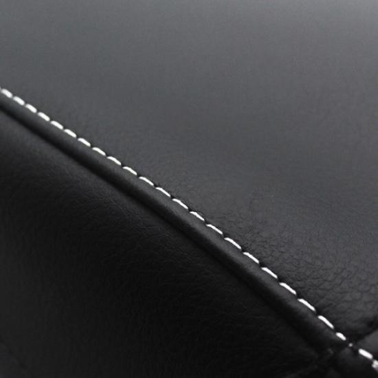 Black Leather Car Center Armrest Box Protection Cover For VW Golf 6 2010-2013