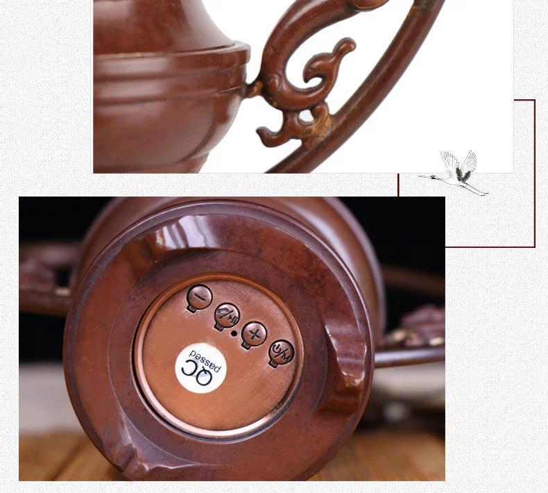 Bluetooth Copper Pixiu Incense Burner Ornament - Backflow Pendant for Home Decor