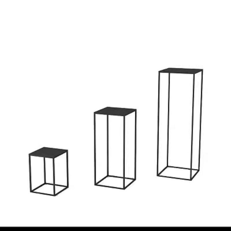 Nordic Minimalist Wrought Iron Balcony & Living Room Plant Stand