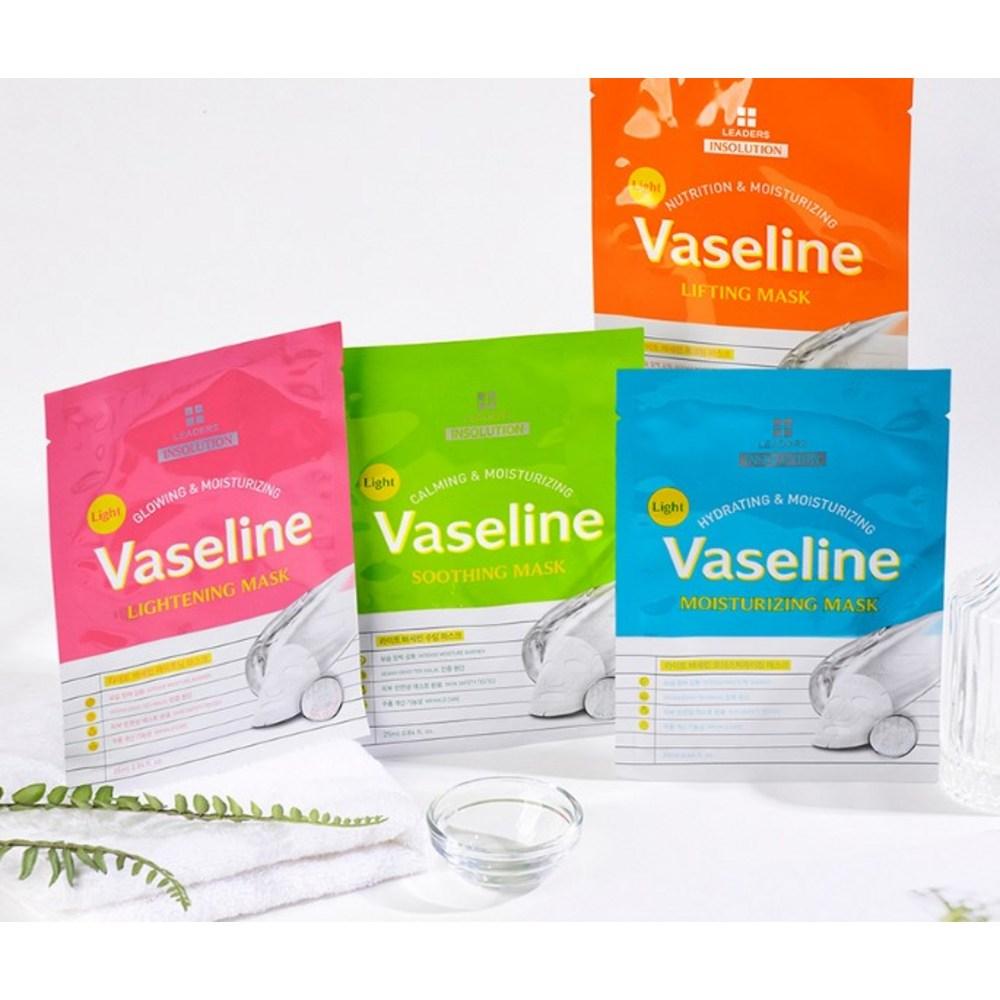 LEADERS Insolution Light Vaseline Soothing Mask 25ml, 10 Pieces, 1 Piece
