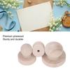 15pcs Wood Stamps Pinewood Wooden Stamp Handle Smoothing Surface Comfortable Grip Stamp Handle Wood Knobs Embossing Stamper