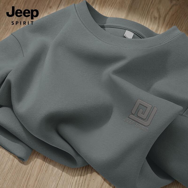 JEEP SPIRIT Men's 2025 Crewneck Logo Sweatshirt