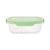 Recipiente Alimentare Oval-Geam Ru Han 760ml, Sigure pentru Cuptor cu Microunde și Congelator, Pachet de 2