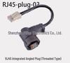 Waterproof RJ45 Connector Plug CAT5e/CAT6a Gigabit IP67/IP68 Front/Rear Panel Mount