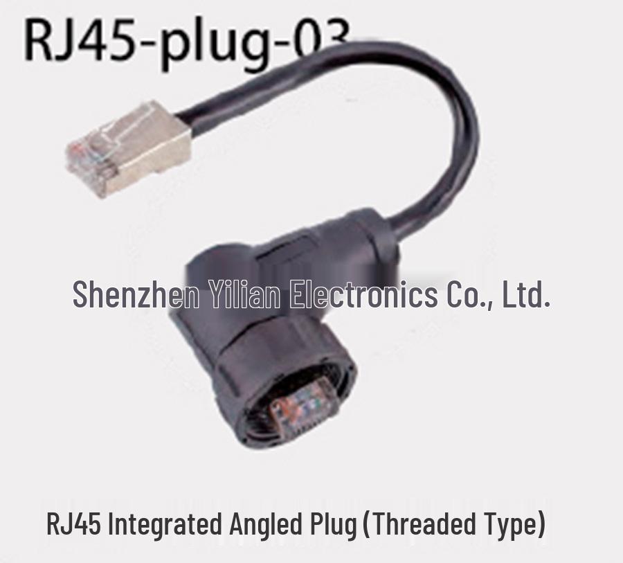 Waterproof RJ45 Connector Plug CAT5e/CAT6a Gigabit IP67/IP68 Front/Rear Panel Mount